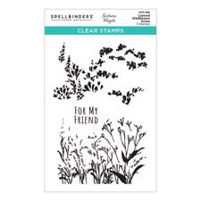 Spellbinders Clear Stamps - Layered Wildflowers Scene